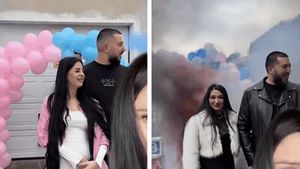Gender reveal-ul care a devenit viral! Același bărbat a apărut cu două femei diferite: „Are frate geamăn?”
