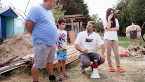Familia Grosu din Băbăița, reacție înduioșătoare după venirea echipei Visuri la cheie: ”Sunt și alții mai amărâți”