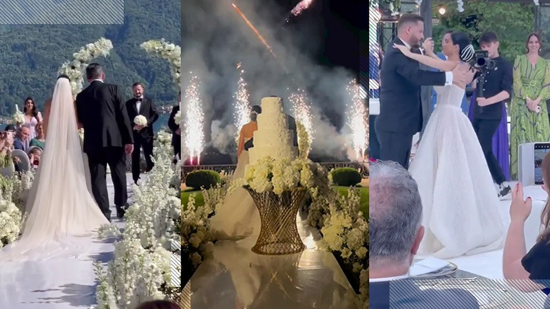 Nuntă faraonică, tort pe măsură (Foto: Instagram)