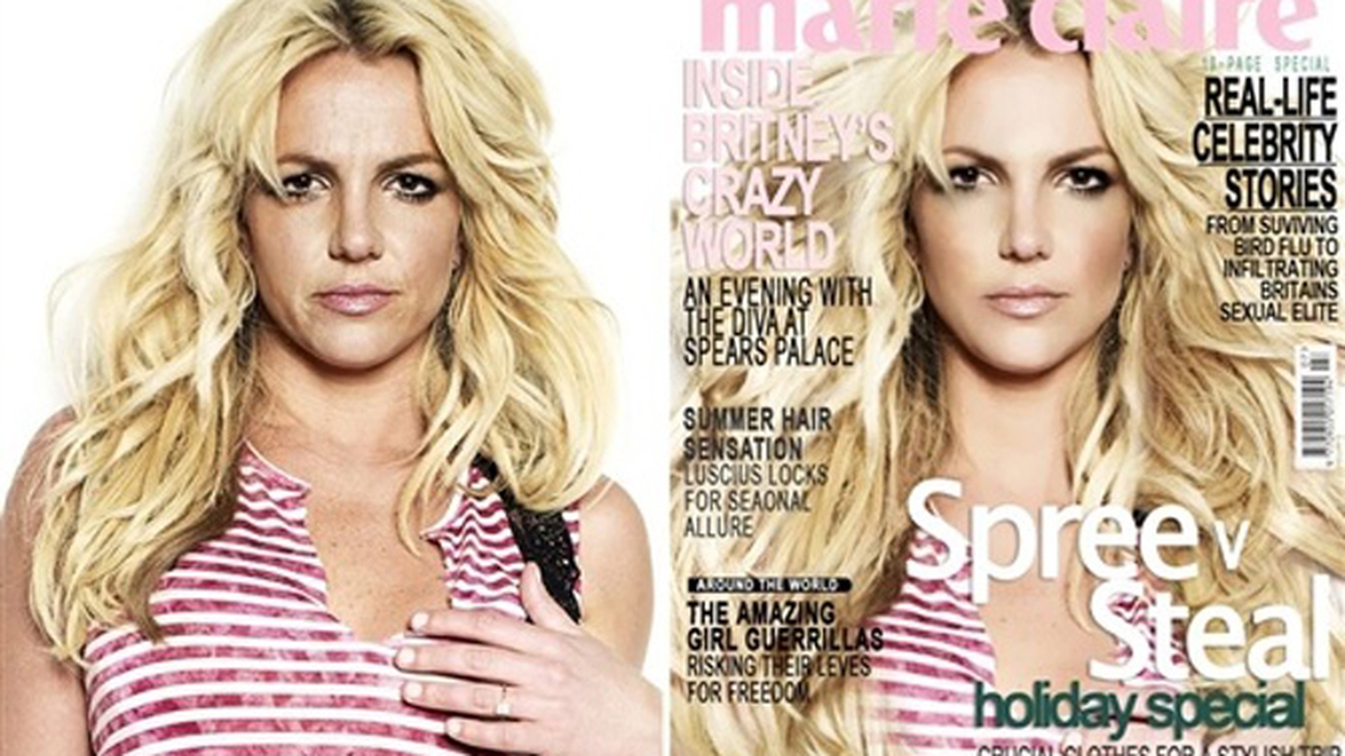Adevarata fata a lui Britney Spears: vezi diferentele socante fata de pozele retusate!