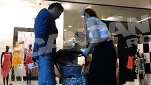 Au plecat la cumparaturi fara nasa Gabriela Cristea! Marcel Toader se ocupa singur de botezul fiicei Dianei Bisinicu!