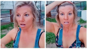 Imagini amuzante. O femeie s-a viralizat pe Tik Tok după ce a folosit un spray bronzant greșit. VIDEO