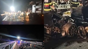 Accident mortal în Hunedoara! Cinci persoane au murit, după ce o mașină s-a izbit violent de un cap de pod