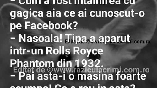 BANC | "Cum a fost întâlnirea cu gagica aia pe care ai cunoscut-o pe Facebook?"