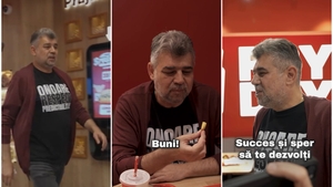 Cum a răspuns Marcel Ciolacu provocării lui Lucian Florea, fondatorul FryDay. Mesajul de pe tricou a atras toată atenția