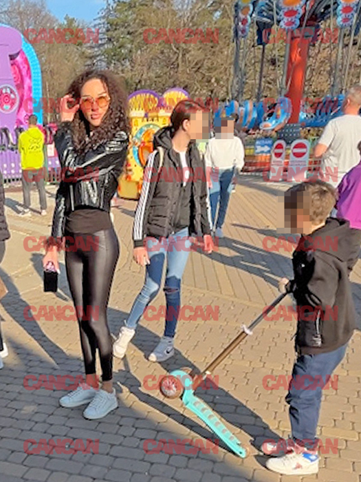 Alice Constantinică a ieșit în parc mulată toată