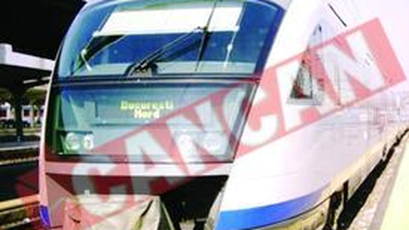 Feroviarii au Impins trenul pana la depou