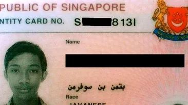 Ce scrie pe BULETINUL acestui barbat din Singapore! O sa ne acuzi ca l-am facut in Photoshop cand ii vei citi NUMELE
