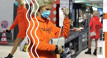 Sexy-asistenta de la “Neatza”, singură și îngândurată după despărțirea de iubi. A trecut pe la supermarket „să-și înece amarul” cu… bere