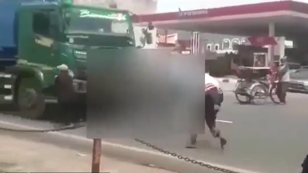 VIDEO. Un tânăr de 18 ani s-a aruncat în faţa camionului, pentru un TikTok. A murit spulberat de maşină sub privirile îngrozite ale trecătorilor