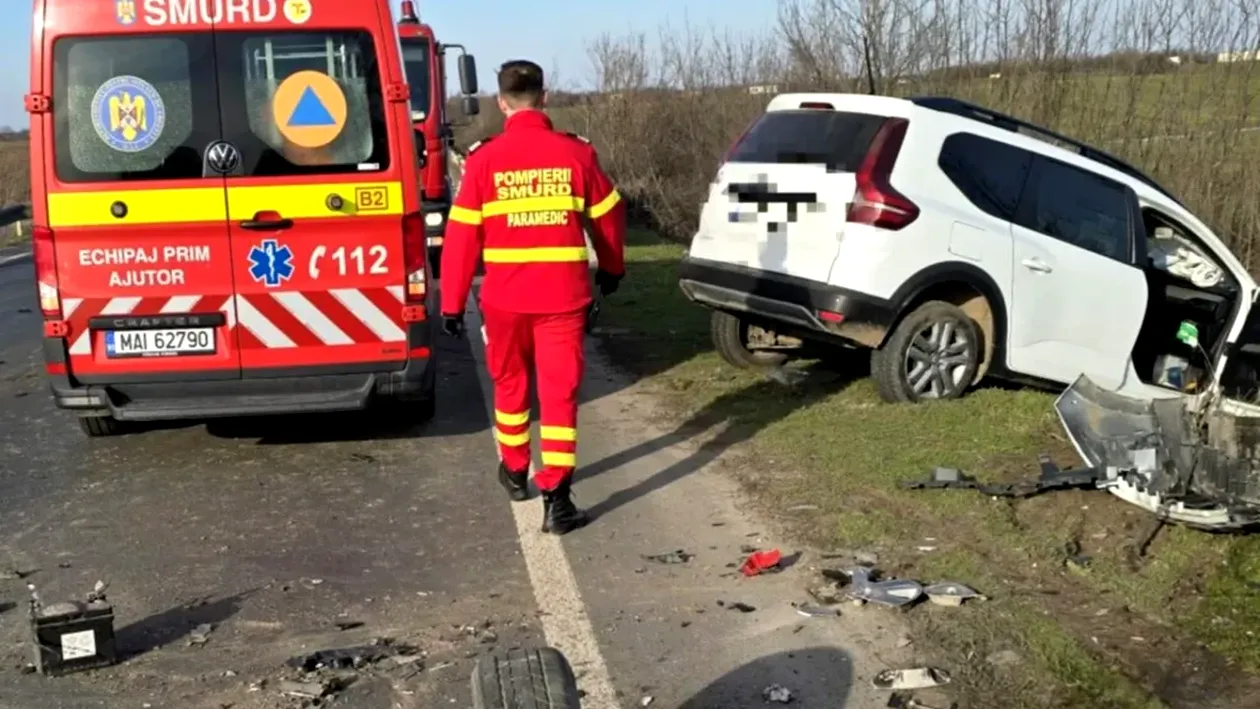 Accident grav pe DN6! Un bărbat a murit, iar altul a fost rănit