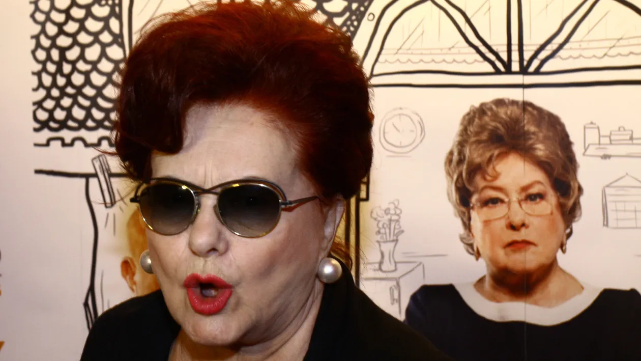 Stela Popescu, in cea mai non-conformista tinuta in care ai vazut-o! Si-a luat colanti si geanta cu tinte!