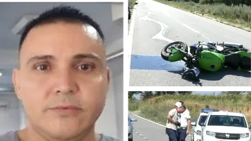 Călin, un polițist de 44 de ani, se zbate între viață și moarte. A încercat să evite un câine și a pierdut controlul motocicletei