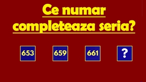 Test IQ exclusiv pentru genii | Ce număr urmează în seria: 653, 659, 661?