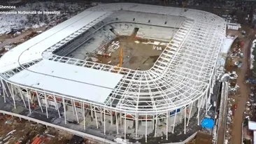 Lucrările la noul stadion Steaua avansează în ritm alert. Mesajul clubului către fani: „Sunteți entuziasmați?!” . FOTO