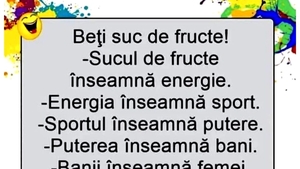 BANC | Beți suc de fructe!