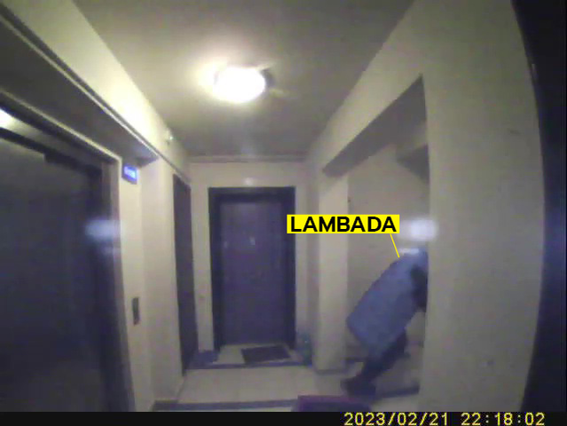 Lambada dispare (Foto: captură video)