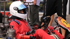 Băiatul lui DANIEL ONORIU îi calcă pe urme tatălui său. Prima cursă, primul podium la karting 
