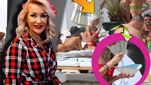 Raluca de la Bambi, prânz copios direct pe șezlong