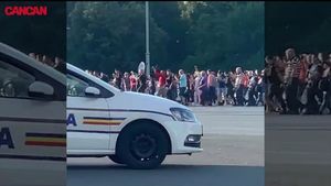 Protestele continuă în Piața Victoriei! Manifestanții au încercat să blocheze circulația