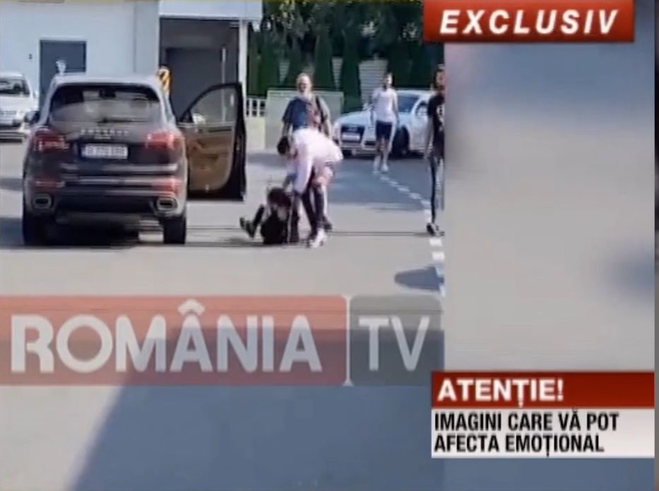 Brigitte, agresată de soțul ei în parcarea unui supermarket