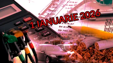 Lista completă a taxelor mărite de la 1 ianuarie 2026. Crește impozitul auto, se scumpesc tutunul și carburanții