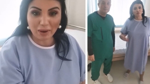 Adriana Bahmuțeanu, primele imagini după ce s-a operat de varice: “Trebuie să stau cu ciorapul sexy 10 zile ca să se vindece” | VIDEO