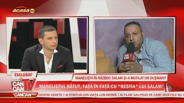 Impresarul Denisei care a fost mutilat in Aeroport, fata in fata cu gorila lui Salam:I-am dat un pumn in fata, dar nu cu directie