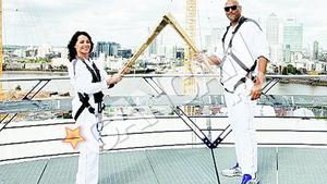 Nadia Comaneci, tur de forta intre Los Angeles si Londra. A zburat mii de kilometri