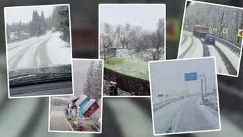 Ninge ca-n mijlocul iernii în România. Care sunt orașele afectate