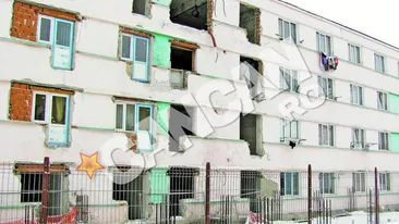 Imagine de cosmar la Pitesti! Hilton, blocul-ruina