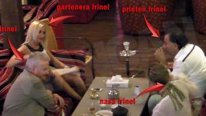 In timp ce Monica Gabor ateriza in tara, Irinel Columbeanu se lasa cucerit de o blonda care ii arata lenjeria intima!