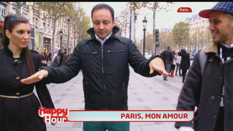 Tonciu şi Măruţă la Paris, distracţie de zile mari! Cătălin a dansat în plină stradă, iar Andreea s-a luat la harţă! Află de ce!
