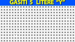 Test de perspicacitate | Găsiți 5 litere "Y" în maximum 5 secunde