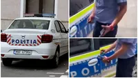 Un polițist a stârnit revoltă, după ce a parcat pe un loc destinat persoanelor cu handicap. Imaginile sunt virale: „Nu am văzut semnul”