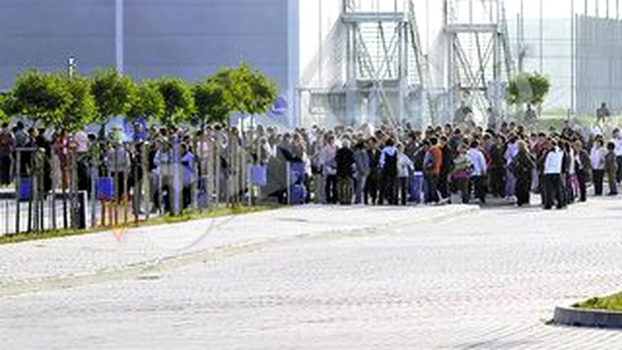 Protest spontan al angajatilor de la Nokia