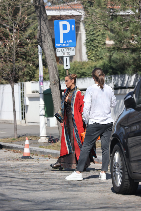 Anna Lesko pozează în mijlocul străzii (Foto: CANCAN.RO)