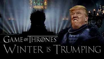 Imaginea anului, cu Donald Trump: și-a făcut poster din Game of Thrones! Unde îl folosește VIDEO