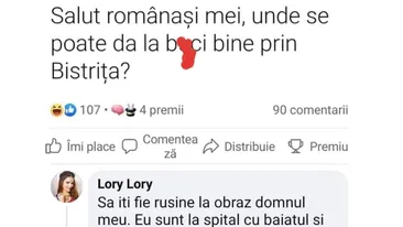 BANC | Salut românașii mei, unde se poate da la b**i bine prin Bistrița? Ce comentariu i-a lăsat nevasta
