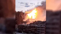 BREAKING | Incendiu devastator în Râșnov! Focul s-a extins la clădirea pensiunii Maggie’s Ranch