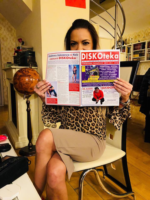 Andreea Antonescu realizează cel mai mare festival de muzică disco, "Diskoteka festival"