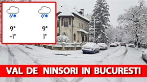 Prognoza Accuweather actualizată: Meteorologii anunță încă un val ninsori în București. Pe ce dată ninge