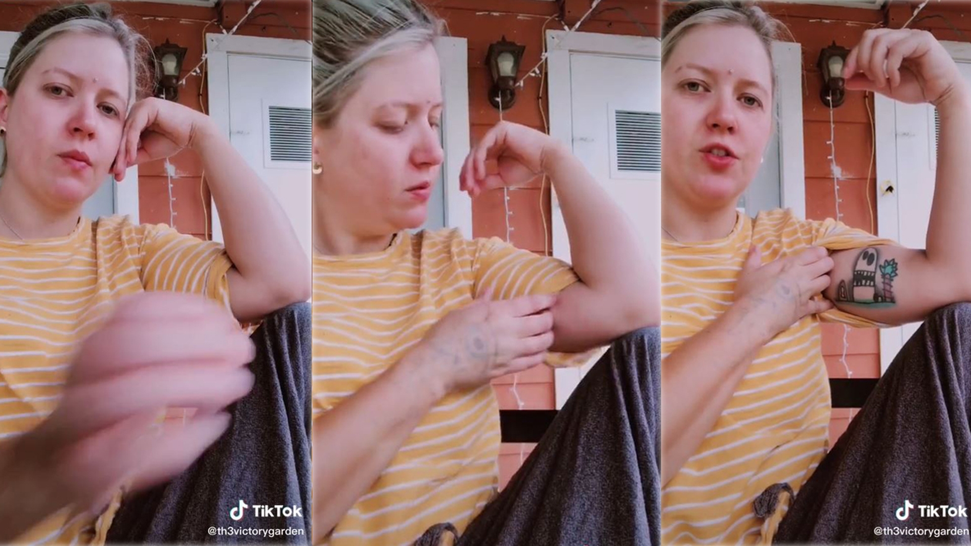 O mămică și-a tatuat un desen pe care a crezut că l-a făcut fiul ei. Ulterior, a aflat că, de fapt, nu el l-a realizat | VIDEO