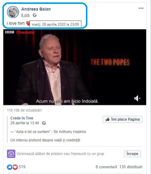 Andreea Bălan, anunţ surprinzător făcut târziu, în noapte: “Îl iubesc”. Cum au reacţionat fanii: “Păcat…”