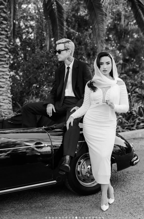 Demi Lovato și Jutes s-au căsătorit! Primele imagini cu artista în rochie de mireasă