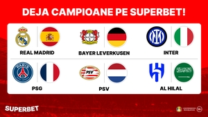 Cote de la 1.25 la 50.00 plătite în avans de Superbet! Deja campioane și golgheteri grație Pariurilor Antepost
