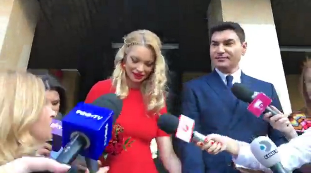 Valentina Pelinel și Cristi Borcea, primele declarații după cununia civilă: “Luna de miere o s-o facem la psihologie-psihiatrie”