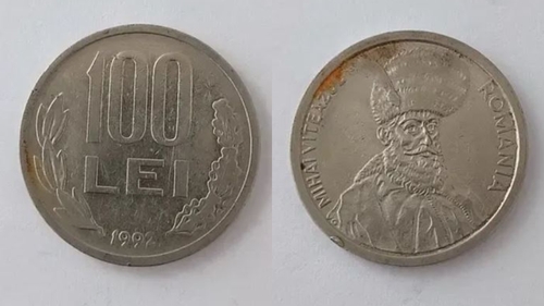 Te îmbogățești, dacă mai ai așa ceva acasă! Prețul ireal la care se vinde o monedă de 100 de lei din anul 1992, cu chipul lui Mihai Viteazul, acum, în ianuarie 2024