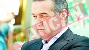 Au aruncat cu tomberonul dupa Becali!