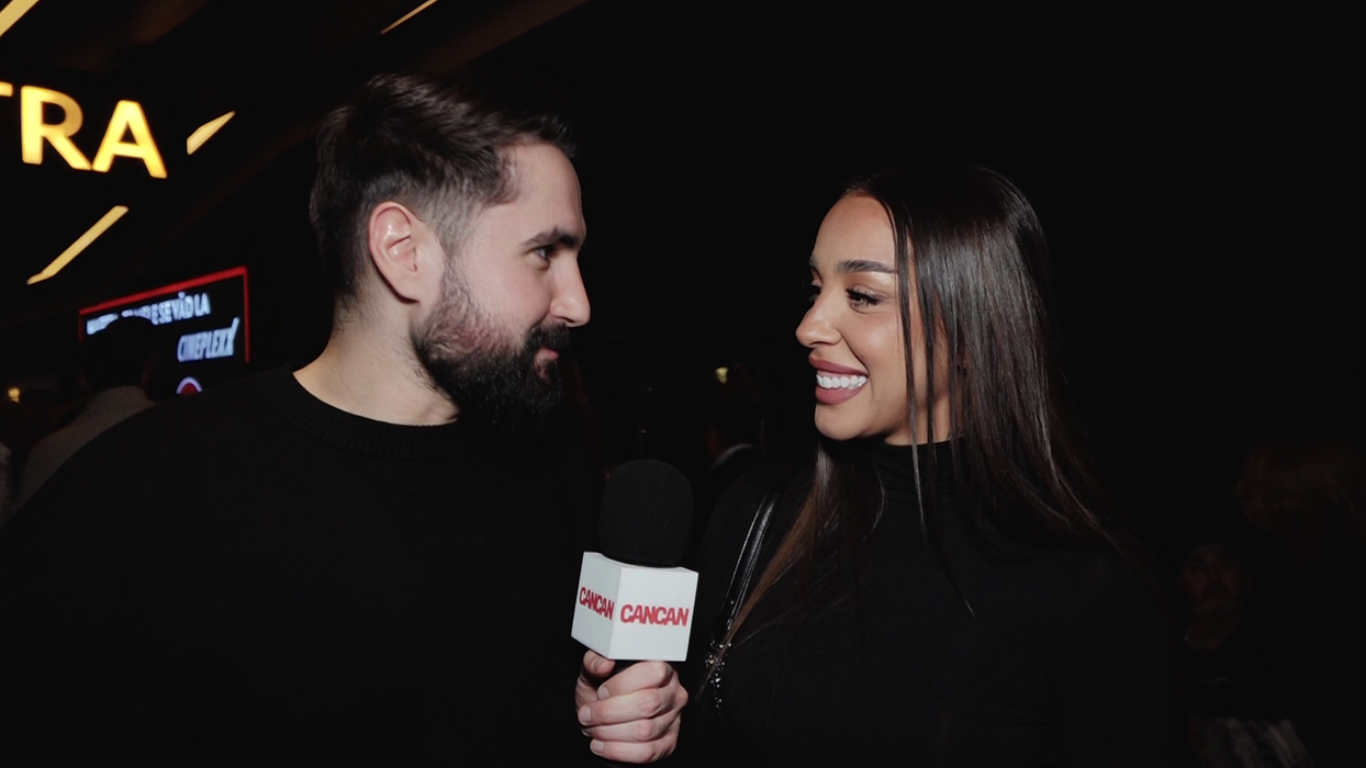 Cristina Ștefania: "Chiar dacă noi lucrăm împreună avem și niște mici domenii, cum ar fi la el video, stă foarte mult în studio și lucrează partea asta. Eu dansul, stau foarte mult acolo cu trupa și cumva ne separăm, ne întâlnim seara!" (Foto: captură video)